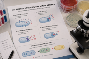 Mecanismos de resistencia antimicrobiana