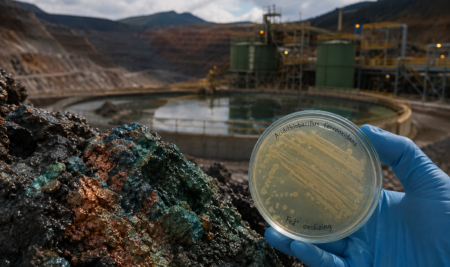 ¿Cómo una bacteria ayuda a extraer cobre? El sorprendente papel de Acidithiobacillus ferrooxidans